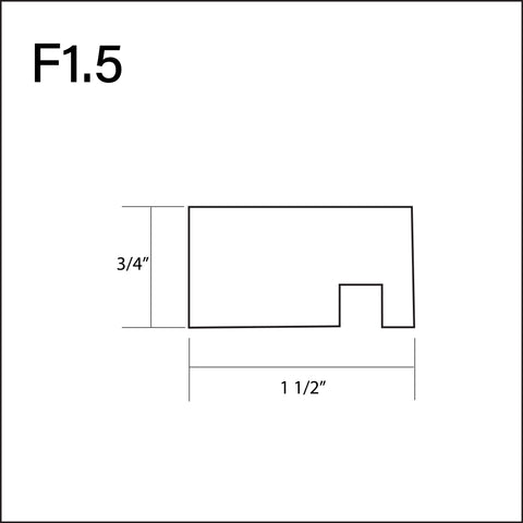 Tall Filler 1.5" for Refrigerator Panel